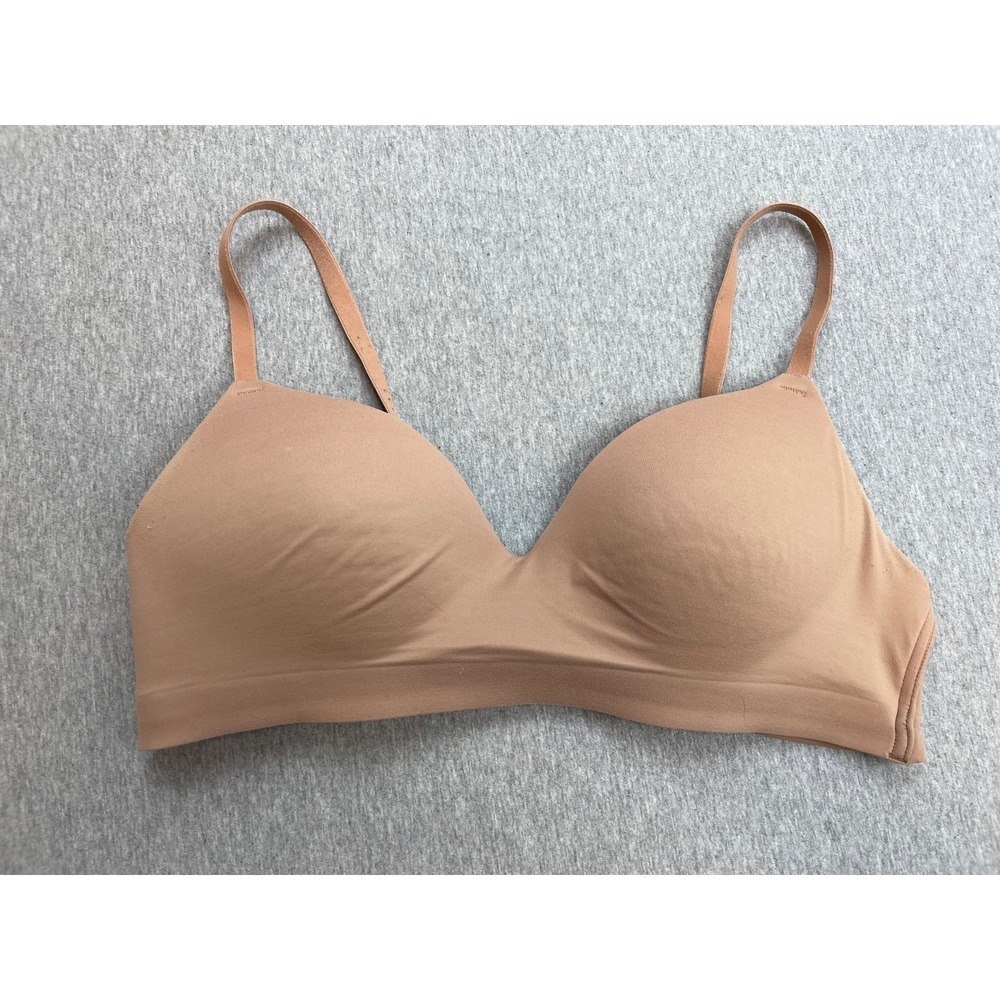 Soma‎ Bra Womens 36B Beige Wireless Enbliss Lined Bralette Adjustable Strap
